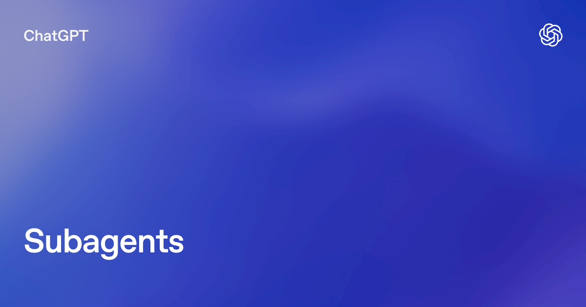 OpenAI Codex Subagents 官方文档封面